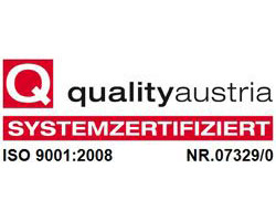 Certificate qualityaustria Nr. 07329/0